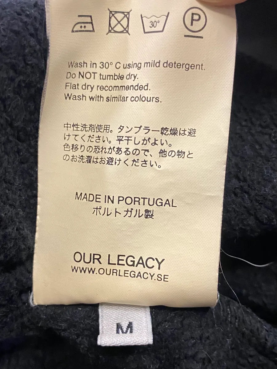 AW2014 Our Legacy Washed Black Zip-up Minimalist Sweater EJIePNx 8