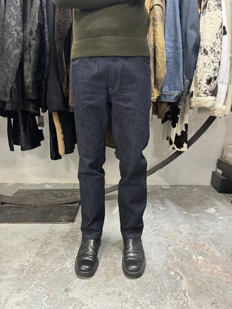 AW2014 Prada Brut Navy Denim Jeans (L) 1