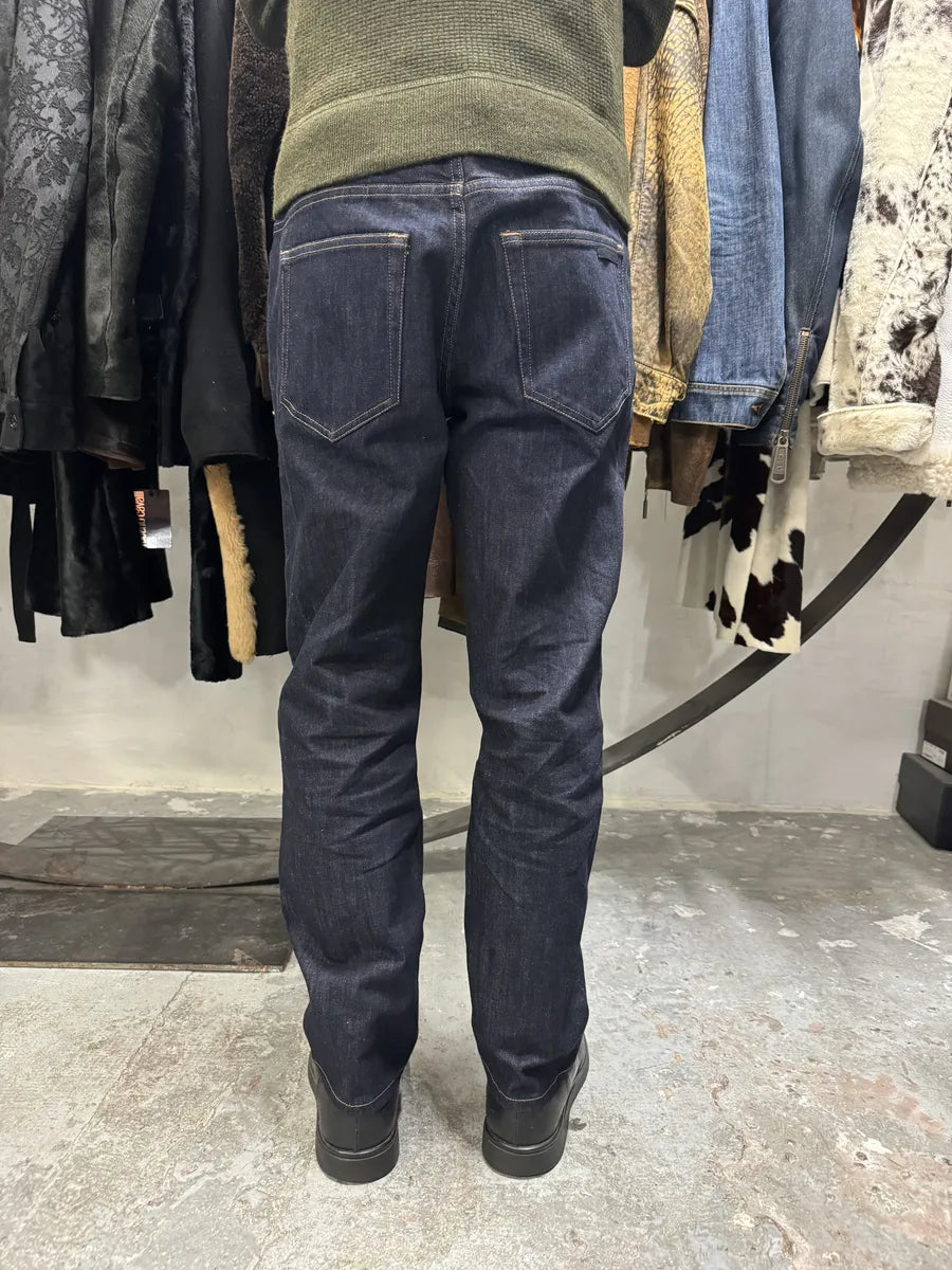 AW2014 Prada Brut Navy Denim Jeans (L) 2