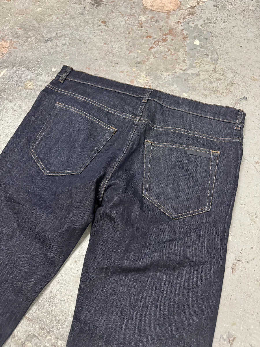 AW2014 Prada Brut Navy Denim Jeans luBUdwB 4
