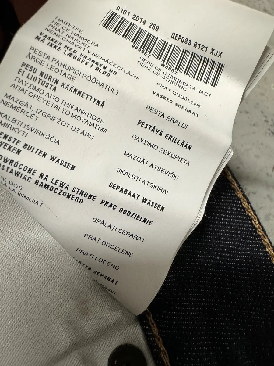 AW2014 Prada Brut Navy Denim Jeans (L) 8