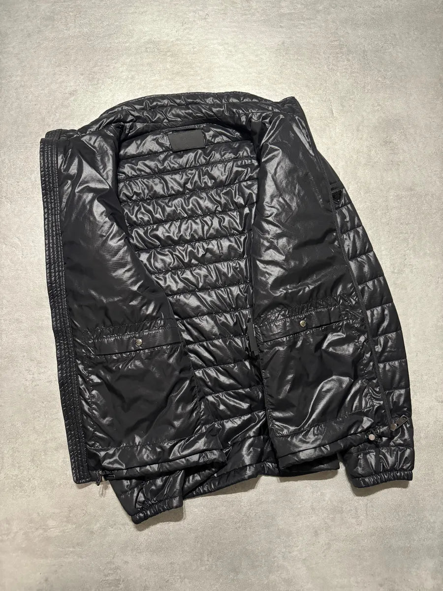 AW2014 Prada Light Black Emblematic Logo Puffy Jacket (L) 4