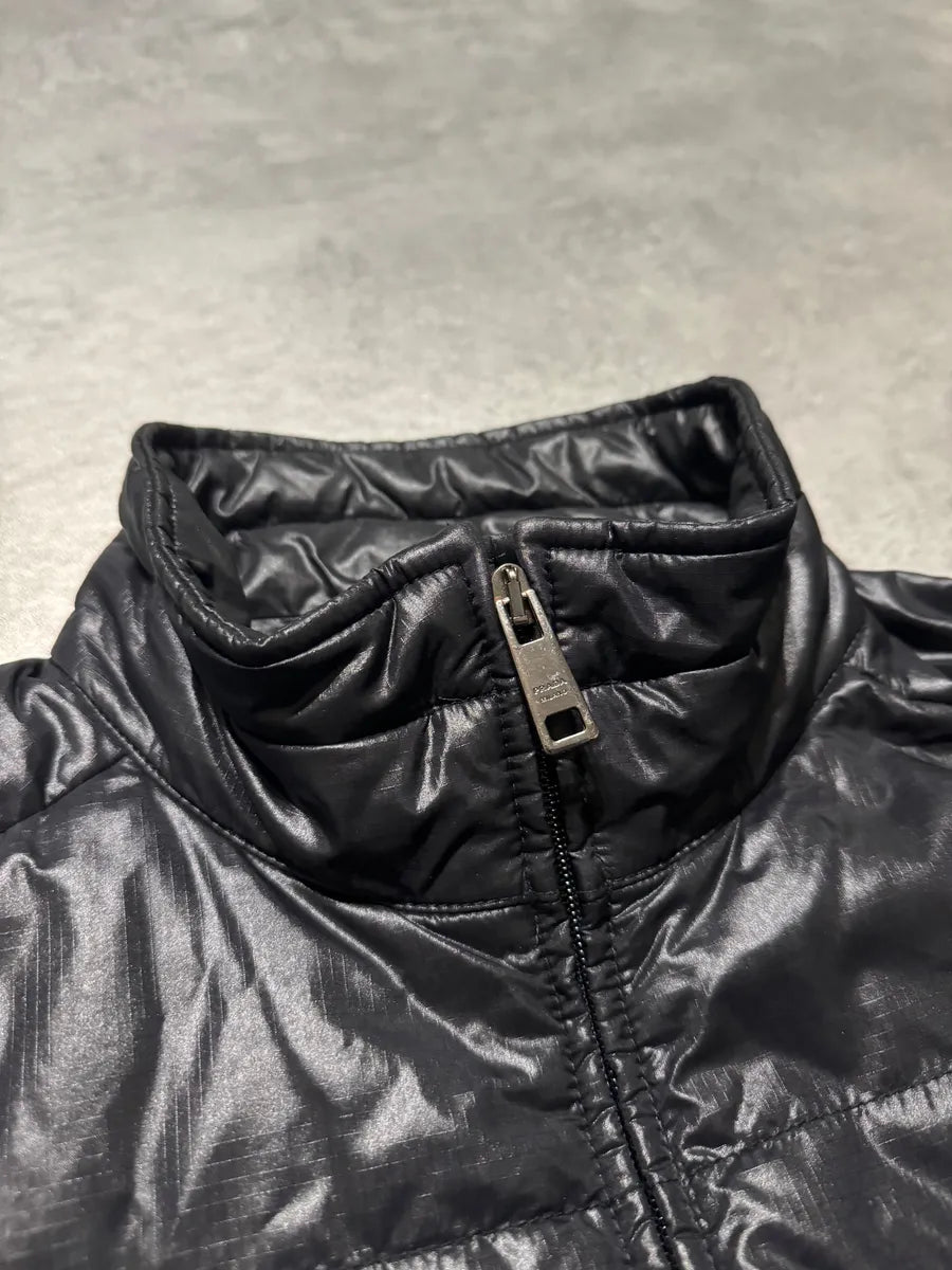 AW2014 Prada Light Black Emblematic Logo Puffy Jacket (L) 9