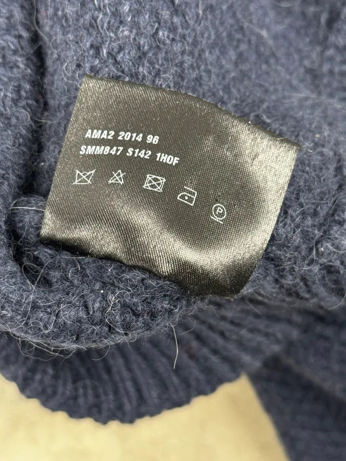 AW2014 Prada Navy Striped Mérinos Wool Sweater QJFdHgR 8