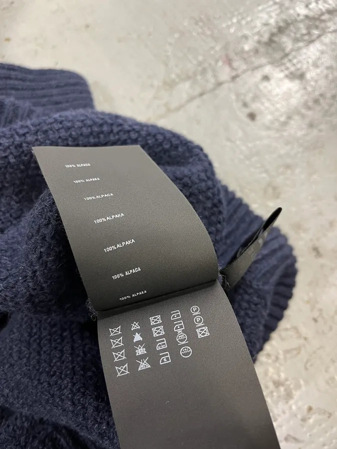 AW2014 Prada Navy Stripes Navy Wool Sweater EonTsZw 9