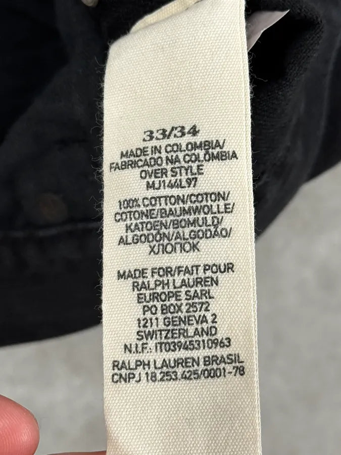 AW2014 Ralph Lauren Black Minimalist Denim Jeans iqoQlhE 11