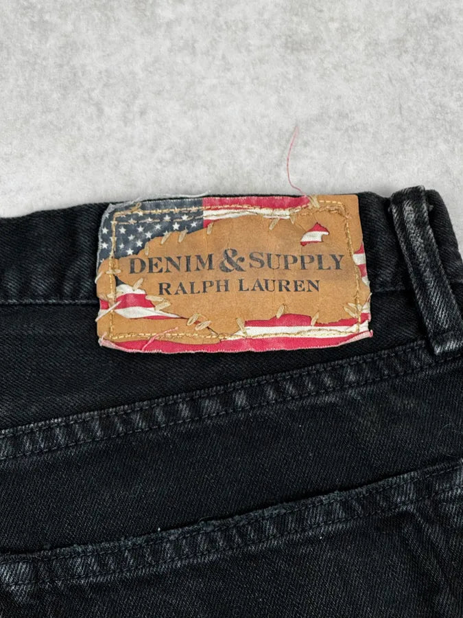 AW2014 Ralph Lauren Black Minimalist Denim Jeans iqoQlhE 7