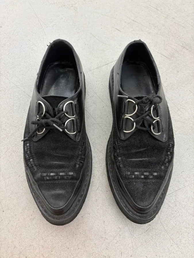 AW2014 Saint Laurent Black Suede Leather Loafers kNHbzYj 2