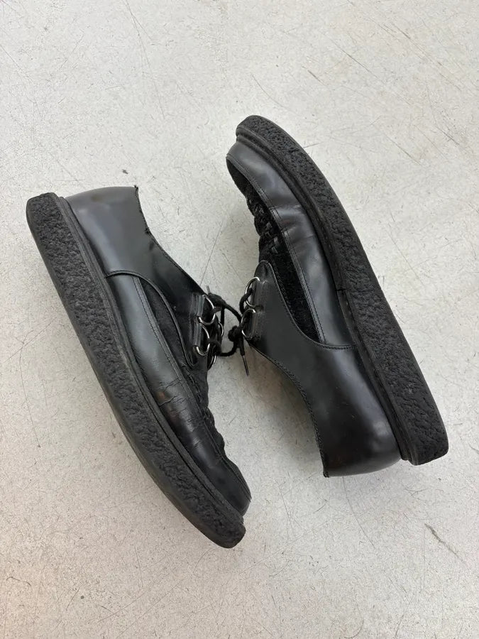 AW2014 Saint Laurent Black Suede Leather Loafers kNHbzYj 6
