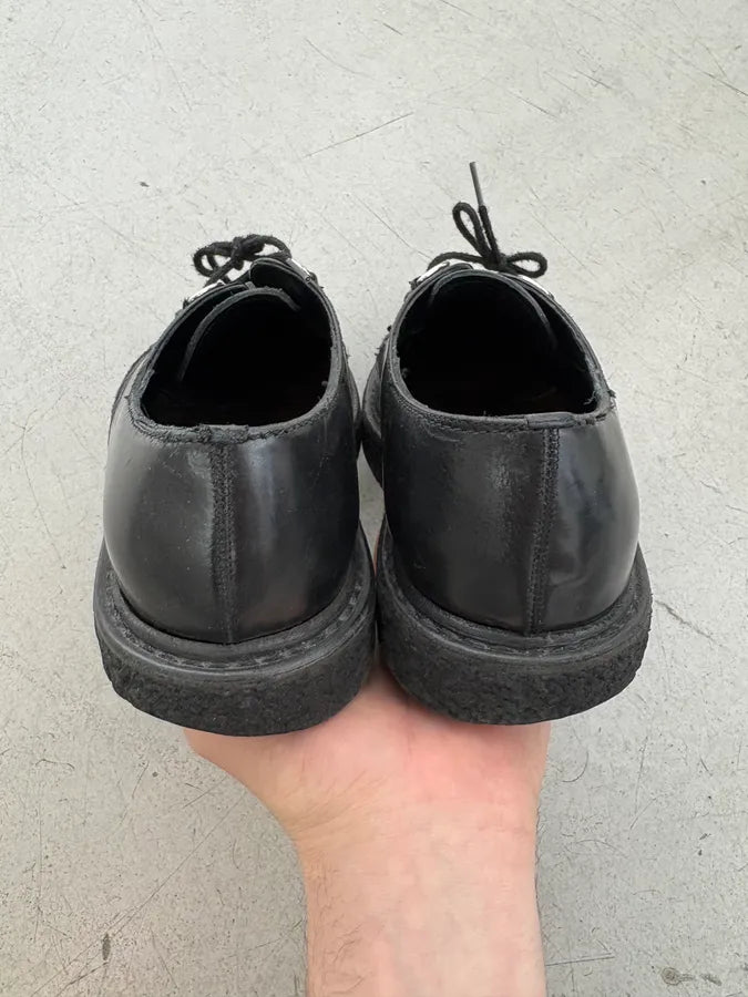 AW2014 Saint Laurent Black Suede Leather Loafers kNHbzYj 7