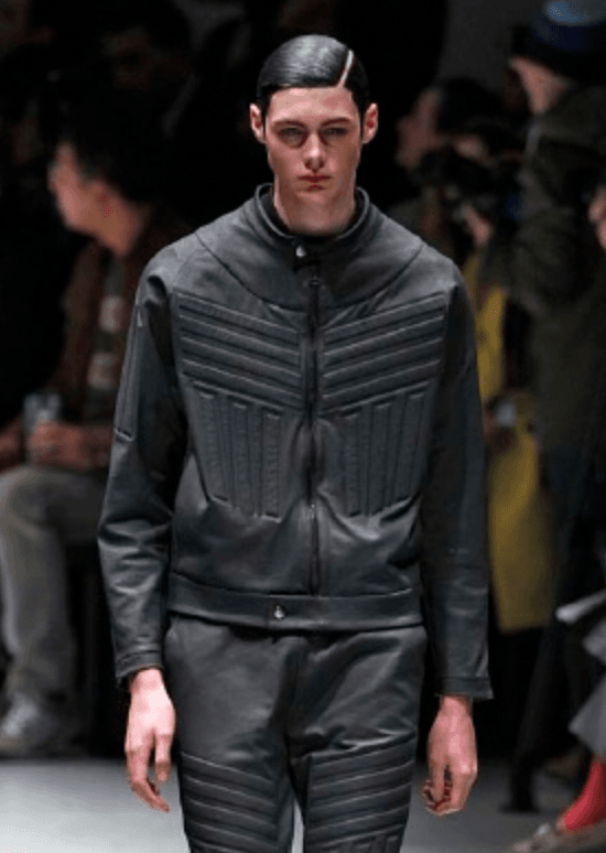 AW2014 Vivienne Westwood Padded Leather Black Biker Jacket teWOVSk 1