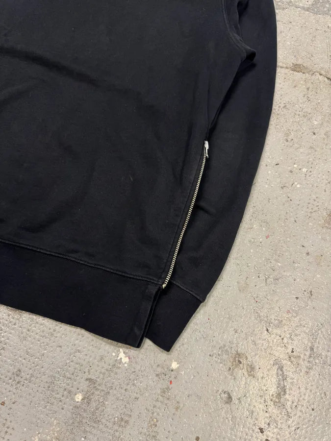 AW2015 Acne Studios Black Minimalist Sweater with Zippers lKcmhro 10