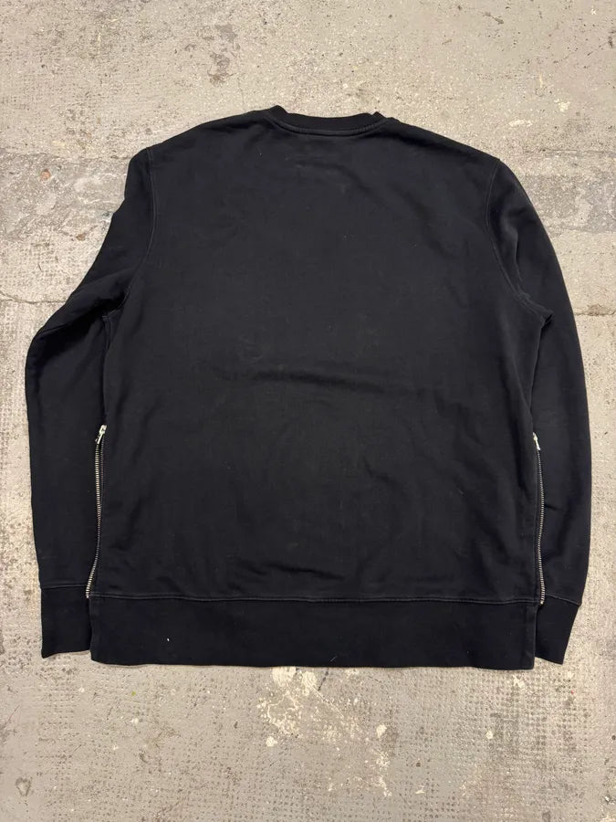 AW2015 Acne Studios Black Minimalist Sweater with Zippers lKcmhro 4