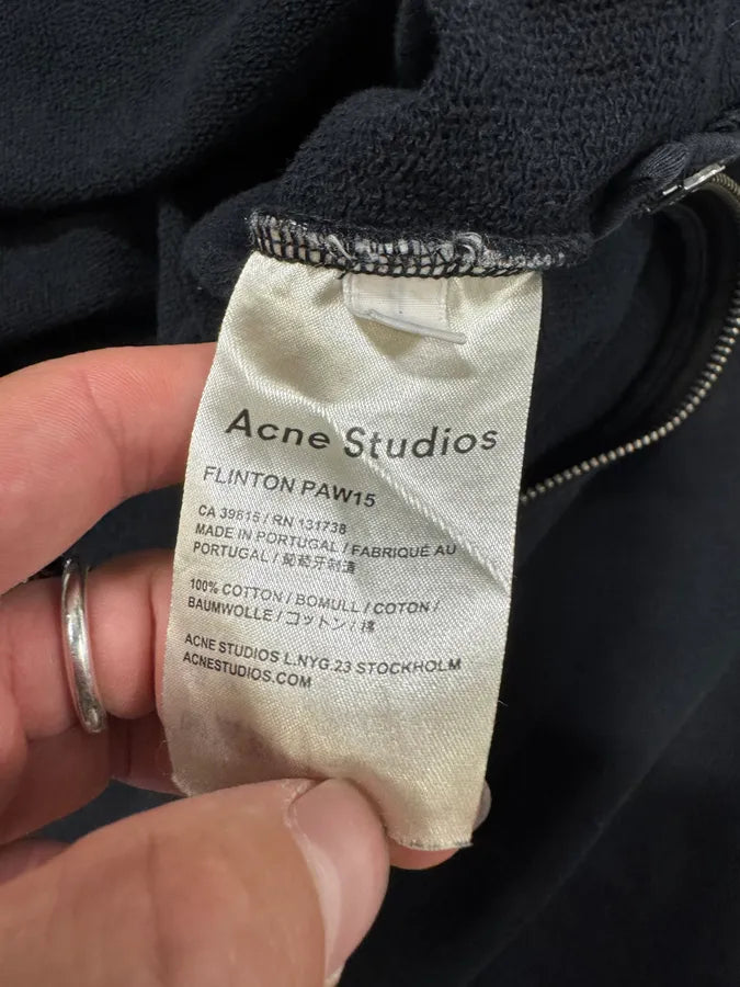 AW2015 Acne Studios Black Minimalist Sweater with Zippers lKcmhro 9