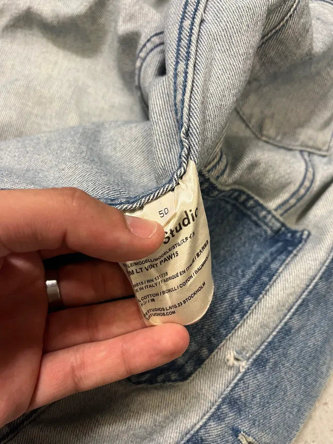 AW2015 Acne Studios Blue Faded Denim Jacket (M/L) JLeSNBp 10