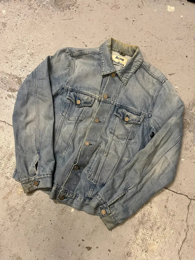AW2015 Acne Studios Blue Faded Denim Jacket (M/L) JLeSNBp 3