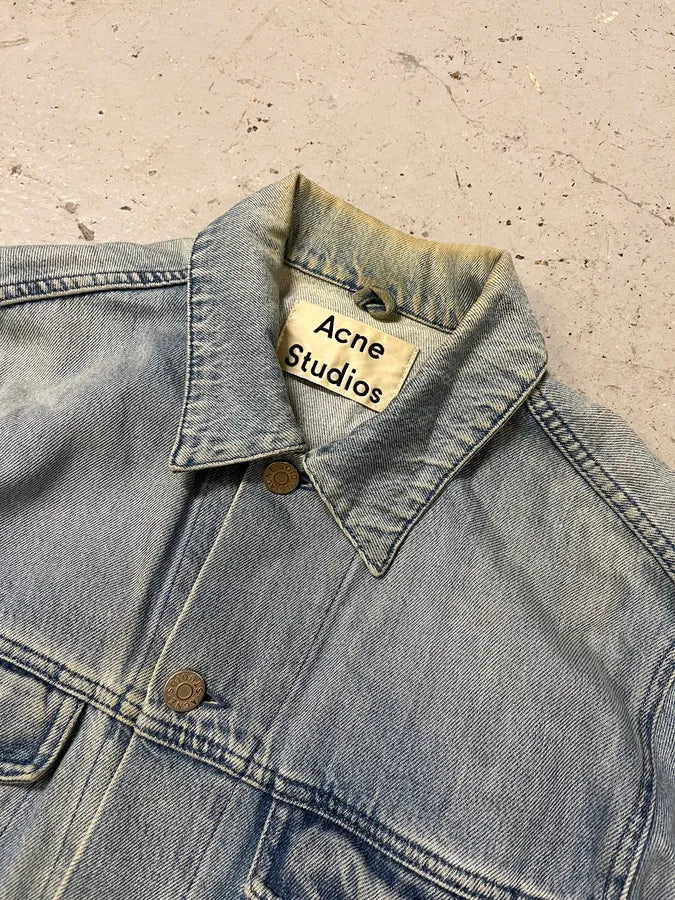 AW2015 Acne Studios Blue Faded Denim Jacket (M/L) JLeSNBp 5