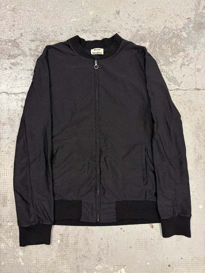 AW2015 Acne Studios Light Black Bomber Jacket (M) LoHinIA 0