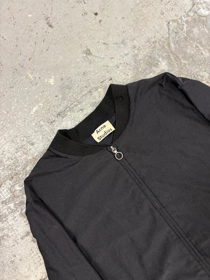 AW2015 Acne Studios Light Black Bomber Jacket (M) LoHinIA 8