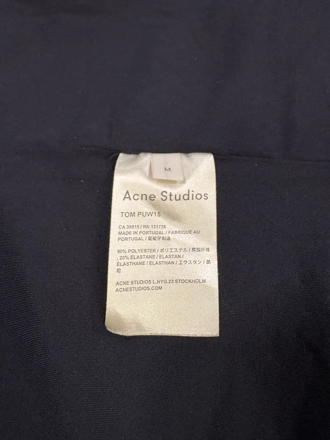 AW2015 Acne Studios Light Black Bomber Jacket (M) LoHinIA 9