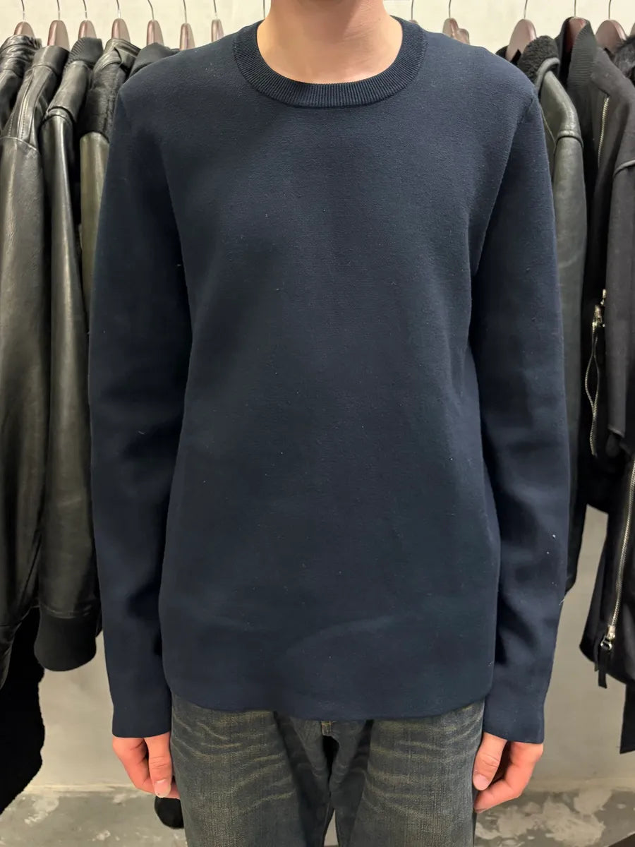 AW2015 Acne Studios Navy Wool Minimalist Sweater ZWiOFbl 1