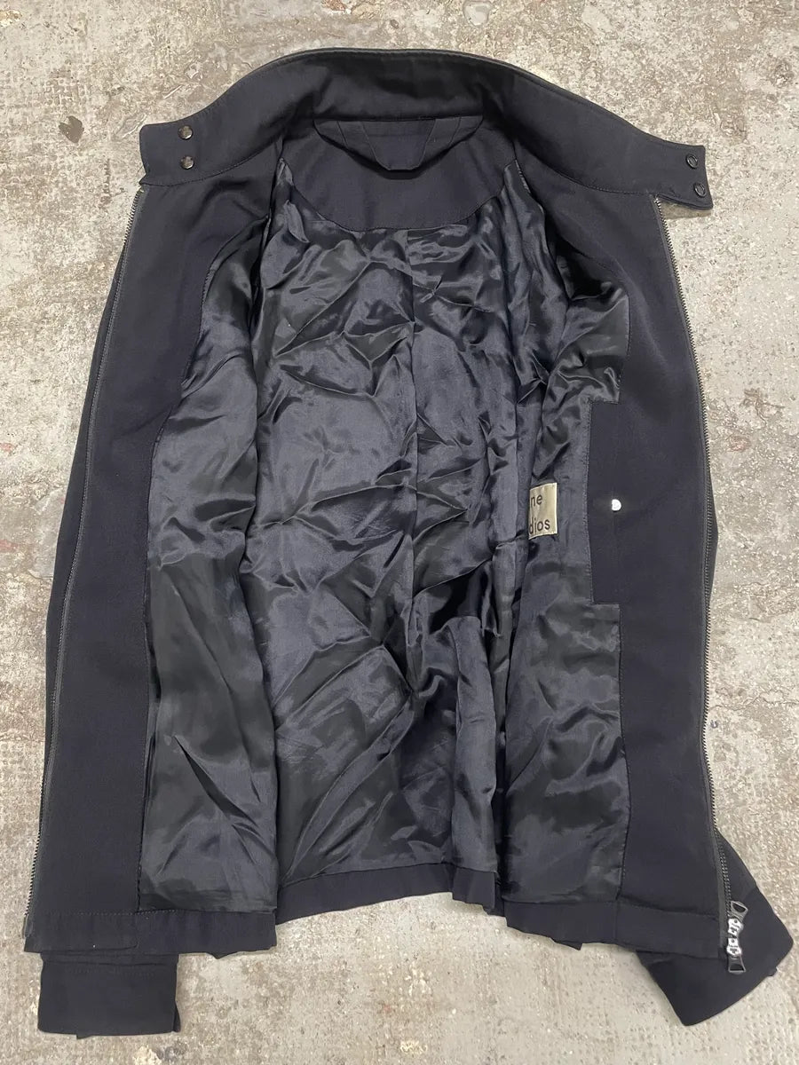 AW2015 Acne Studios Pure Navy Bomber Jacket ZXUeIol 6