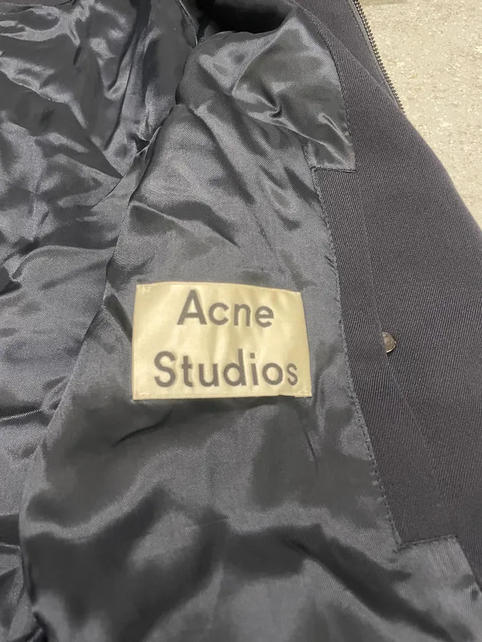 AW2015 Acne Studios Pure Navy Bomber Jacket ZXUeIol 8