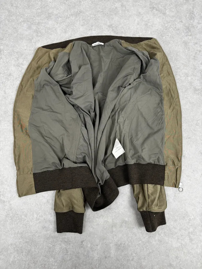 AW2015 Acne Studios Light Khaki Green Bomber Jacket RjpGZuL 6