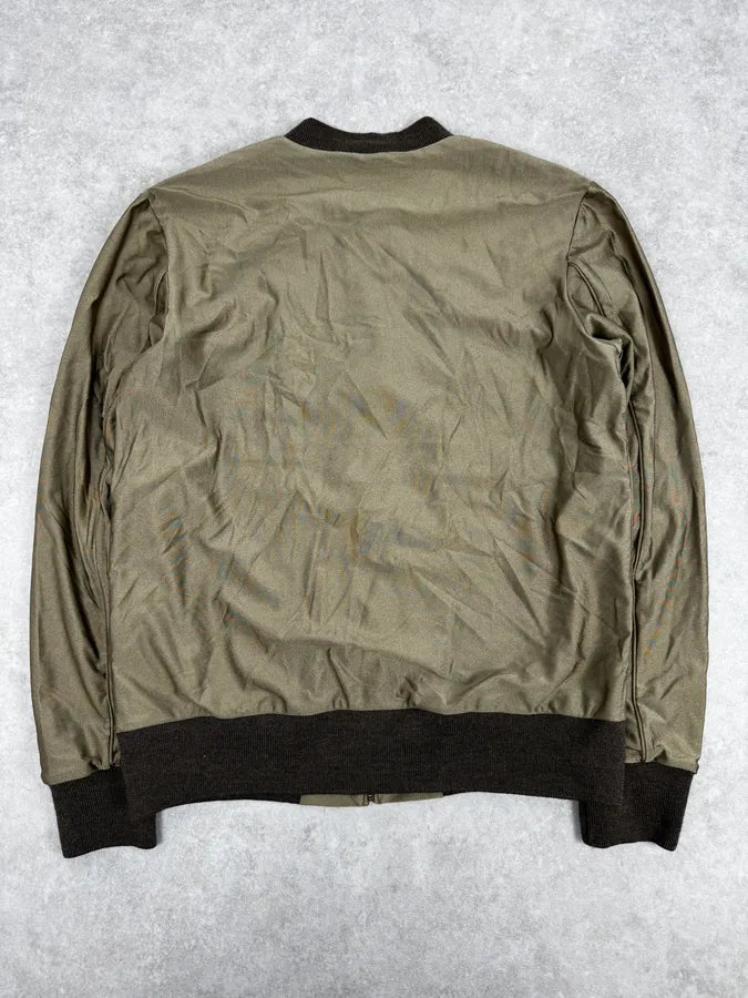 AW2015 Acne Studios Light Khaki Green Bomber Jacket RjpGZuL 3