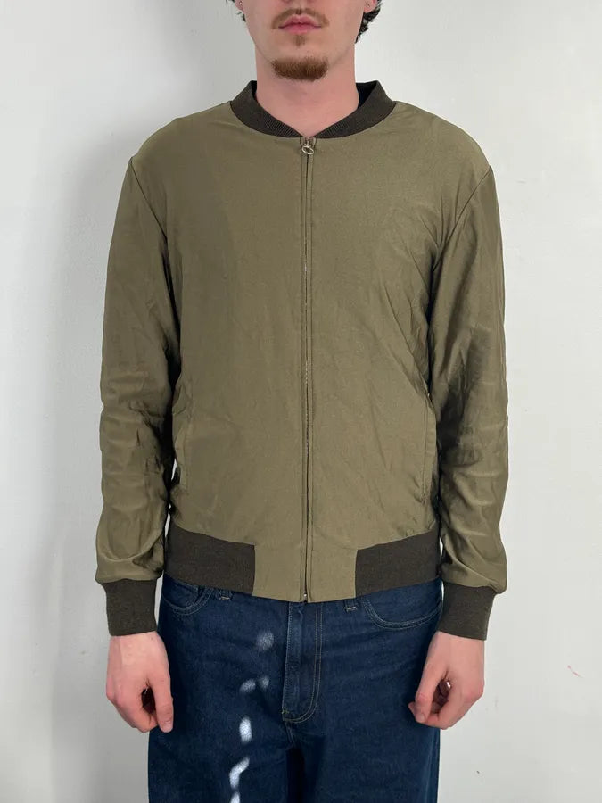 AW2015 Acne Studios Light Khaki Green Bomber Jacket RjpGZuL 1