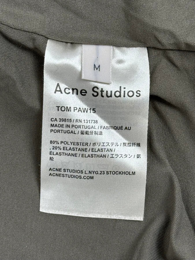 AW2015 Acne Studios Light Khaki Green Bomber Jacket RjpGZuL 9