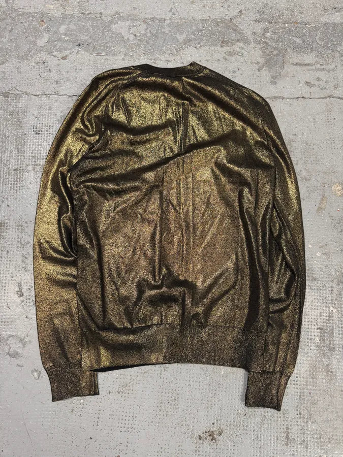 AW2015 Balmain Golden Buttons Shiny Sweater IUEyVaq 1