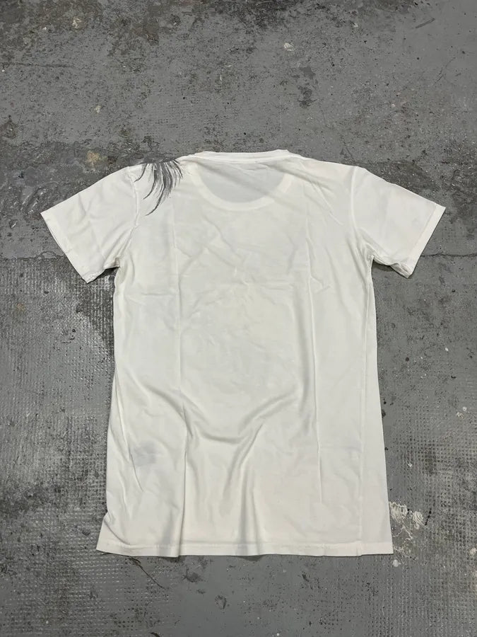 AW2015 Balmain Phoenix White T-Shirt MRPNByh 5