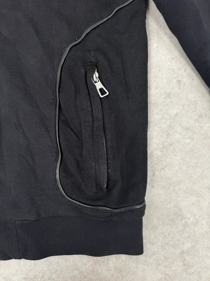 AW2015 Balmain x H&M Black Padded Zip-up Hoodie SkmNXPj 8