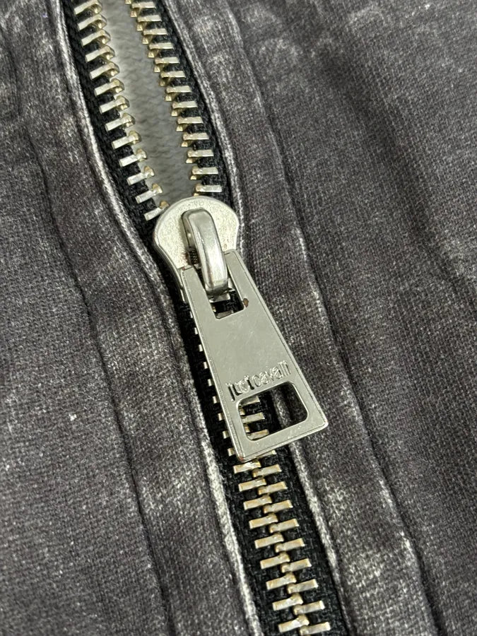 AW2015 Cavalli Grey Obscure Crocodile Effect Zip-up Hoodie jEAdvBr 9