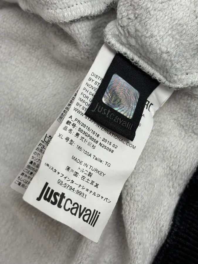 AW2015 Cavalli Grey Obscure Crocodile Effect Zip-up Hoodie jEAdvBr 11