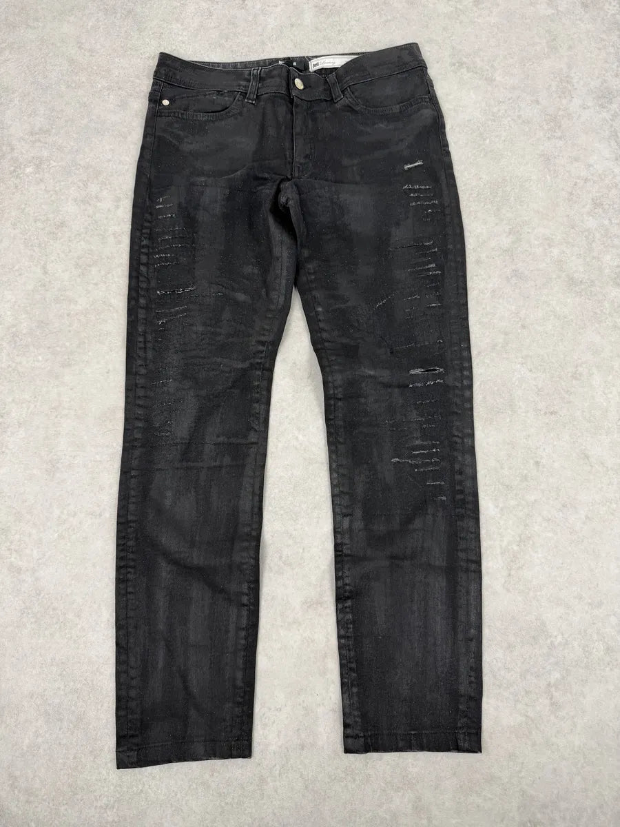 AW2015 Cavalli Black Skinny Obscure Rock Denim Jeans ynKWppG 0