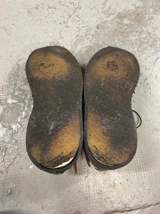 AW2015 Comme des Garçons Homme x George Cox Black Leather Buckles Loafers (42eu/us8.5) dEcpRkb 7