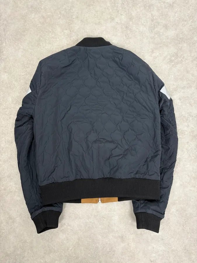 AW2015 Dries Van Noten Reversible Beige & Navy Bomber Jacket TdVsCJD 13