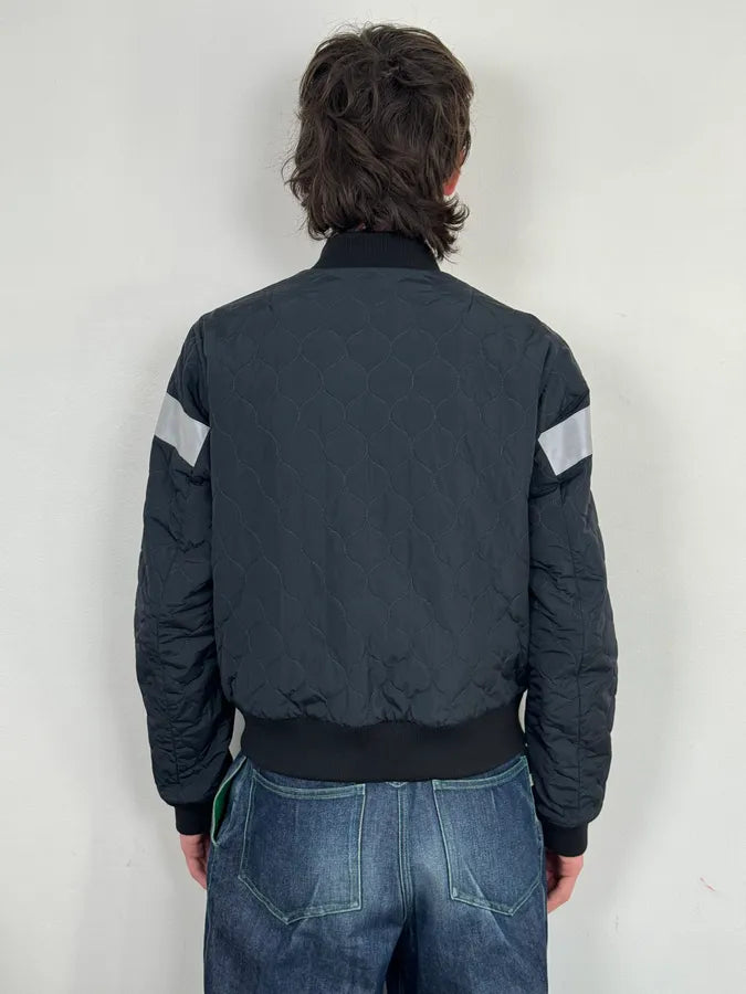 AW2015 Dries Van Noten Reversible Beige & Navy Bomber Jacket TdVsCJD 4