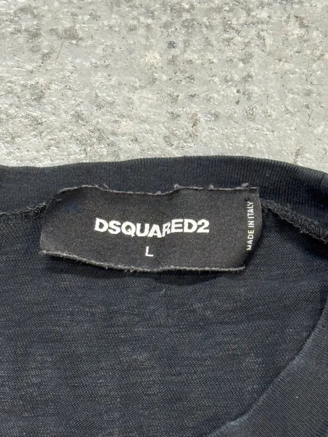 AW2015 DSquared2 Dark Grey USA 1 T-Shirt fCBlboi 7