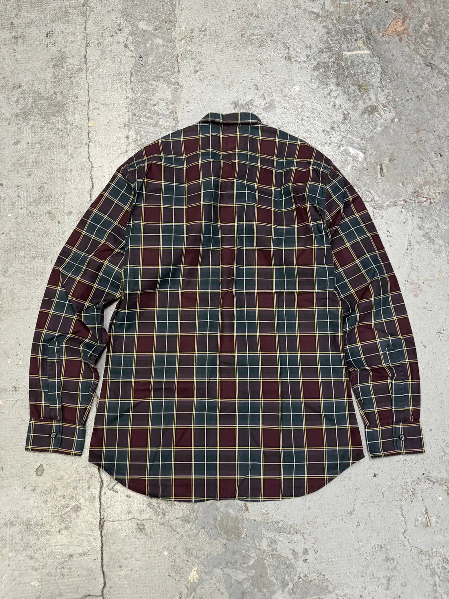AW2015 Dsquared2 Green & Red Checked Shirt ImiwPOA 1
