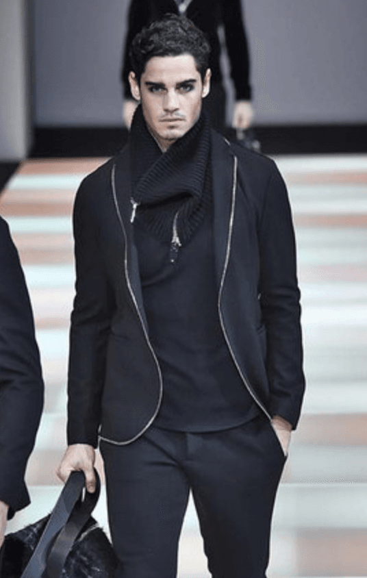 AW2015 Emporio Armani Black Full Zip Blazer Jacket xLfxjto 1