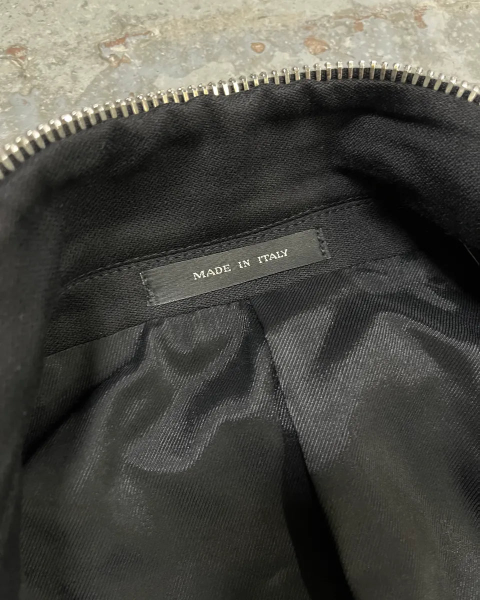 AW2015 Emporio Armani Black Full Zip Blazer Jacket xLfxjto 9