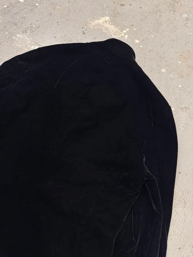 AW2015 Emporio Armani Class Black Velvet Zip Jacket knTcddg 12