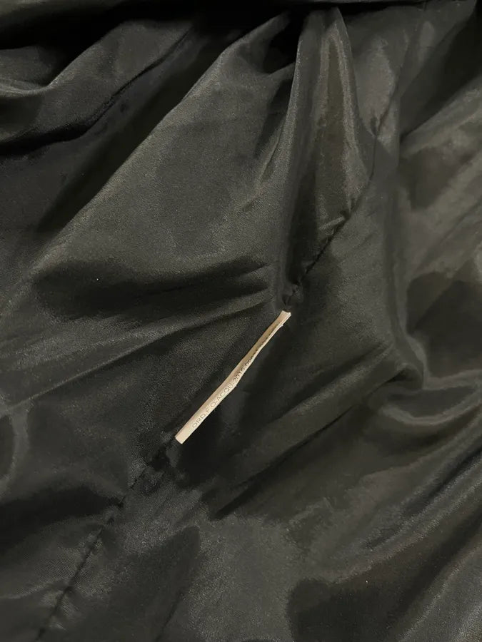 AW2015 Emporio Armani Officer Embossed Flowers Black Leather Jacket WZBKotB 9