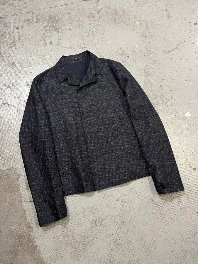 AW2015 Emporio Armani Wool Navy Jacket eLEYGyG 3