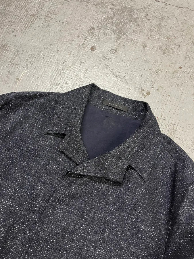 AW2015 Emporio Armani Wool Navy Jacket eLEYGyG 4