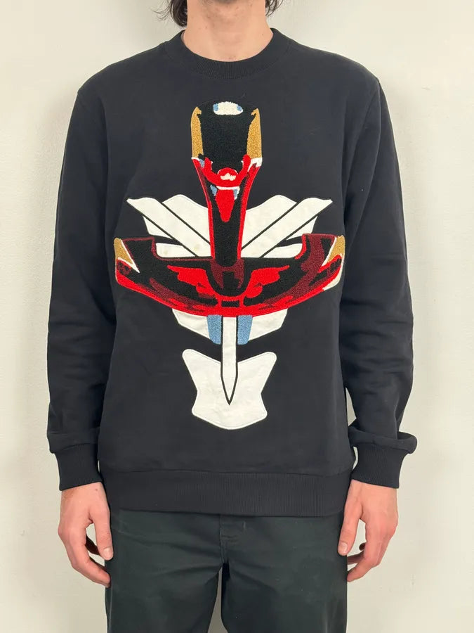 AW2014 Givenchy Black Contemporary Crewneck Sweater by Riccardo Tisci nSzQKtW 1