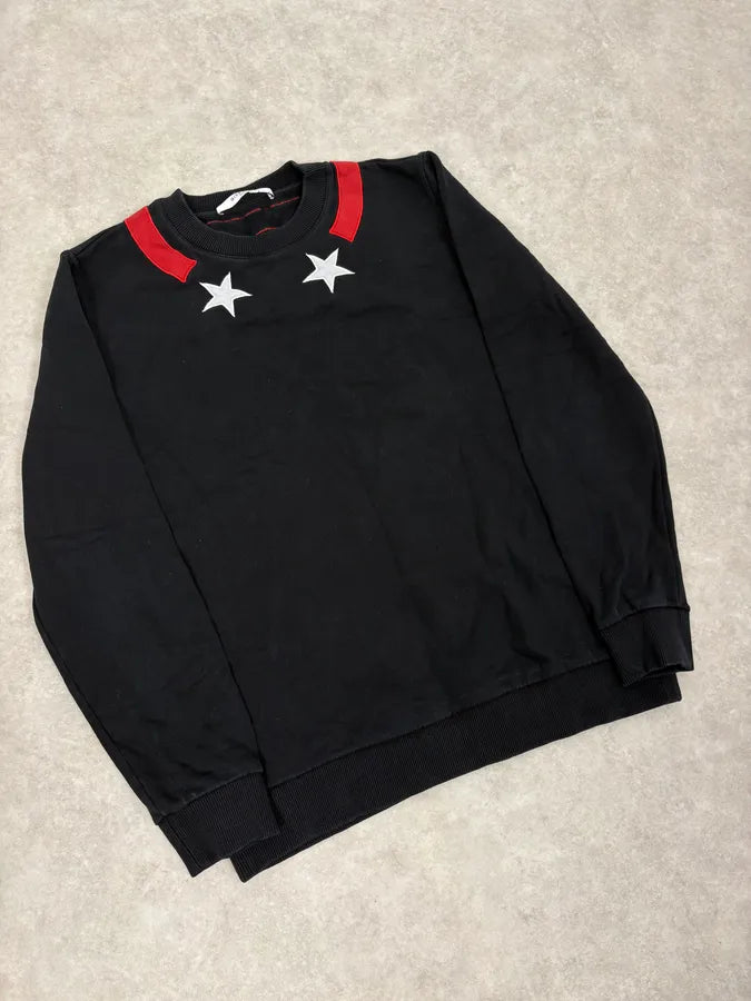 AW2015 Givenchy Black Stars Crewneck Sweater by Riccardo Tisci lrDutvO 3